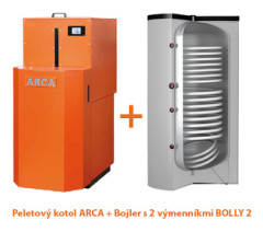 Peletov� kotol + Akumula�n� n�doby