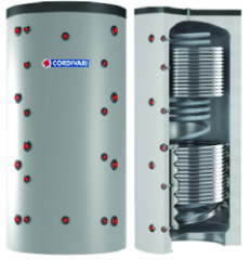 ECO COMBI 3 - Akumula�n� n�doba s prietokov�m ohrevom a 2 v�menn�kmi