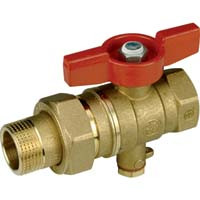 R259T�Gu�ov� ventil MF so �r�ben�m a otvorom pre sondu