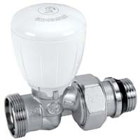 R432TG Termostatick� ventil - priamy s ru�nou hlavicou