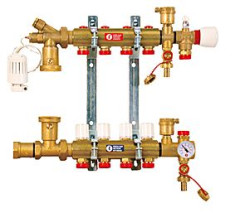 R557�Mie�ac� kolektor pre podlahov� vykurovanie