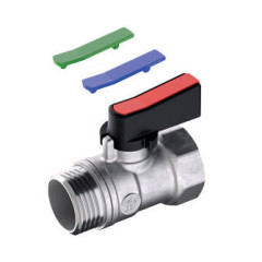 R694 MINI gu�ov� ventil, vn�torn� - vonkaj�� z�vit, p��ka, chr�m